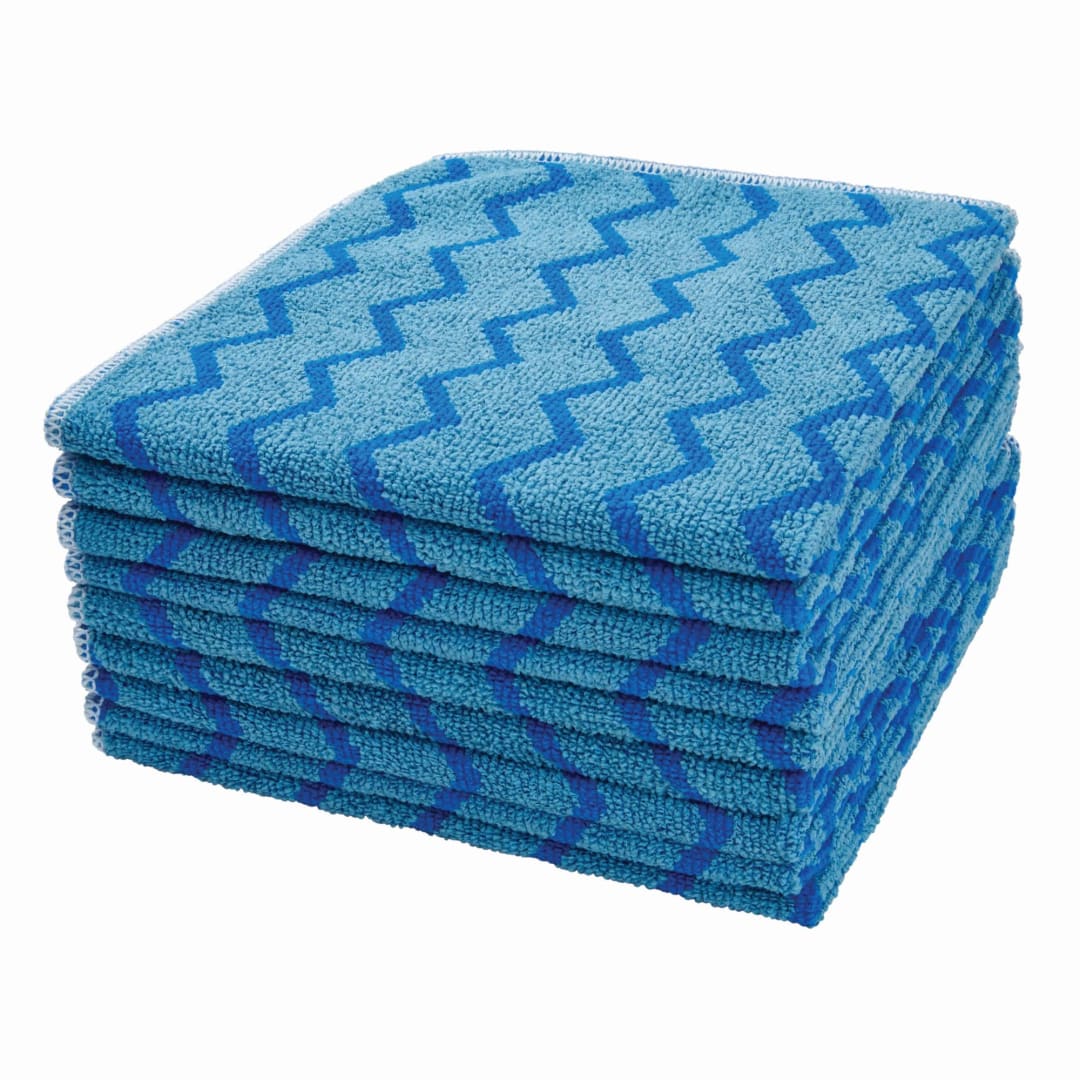 Rubbermaid Commercial Products HYGEN 16" x 16" Microfiber Cloth, Blue