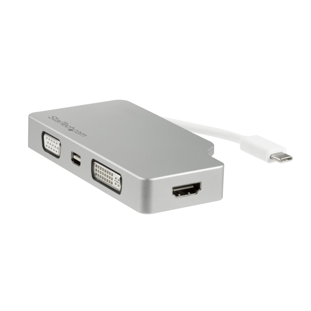 4-in-1 Video Converter - USB C to VGA DVI HDMI mDP