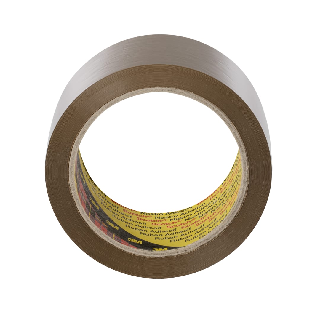 Scotch® univerzálna páska na uzatváranie škatúľ 371, žltohnedá, 75 mm x 990 m