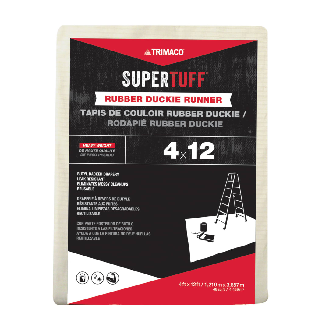 Rubber-Duckie™ Heavyweight Butyl Drop Cloth, 4'x12'