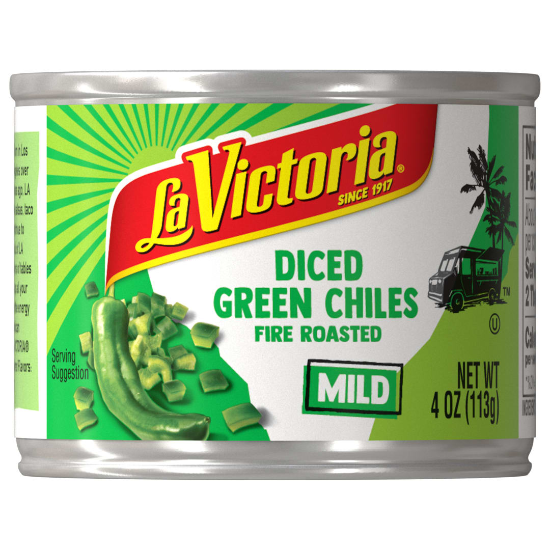 LA VICTORIA Mild Diced Green Chiles
