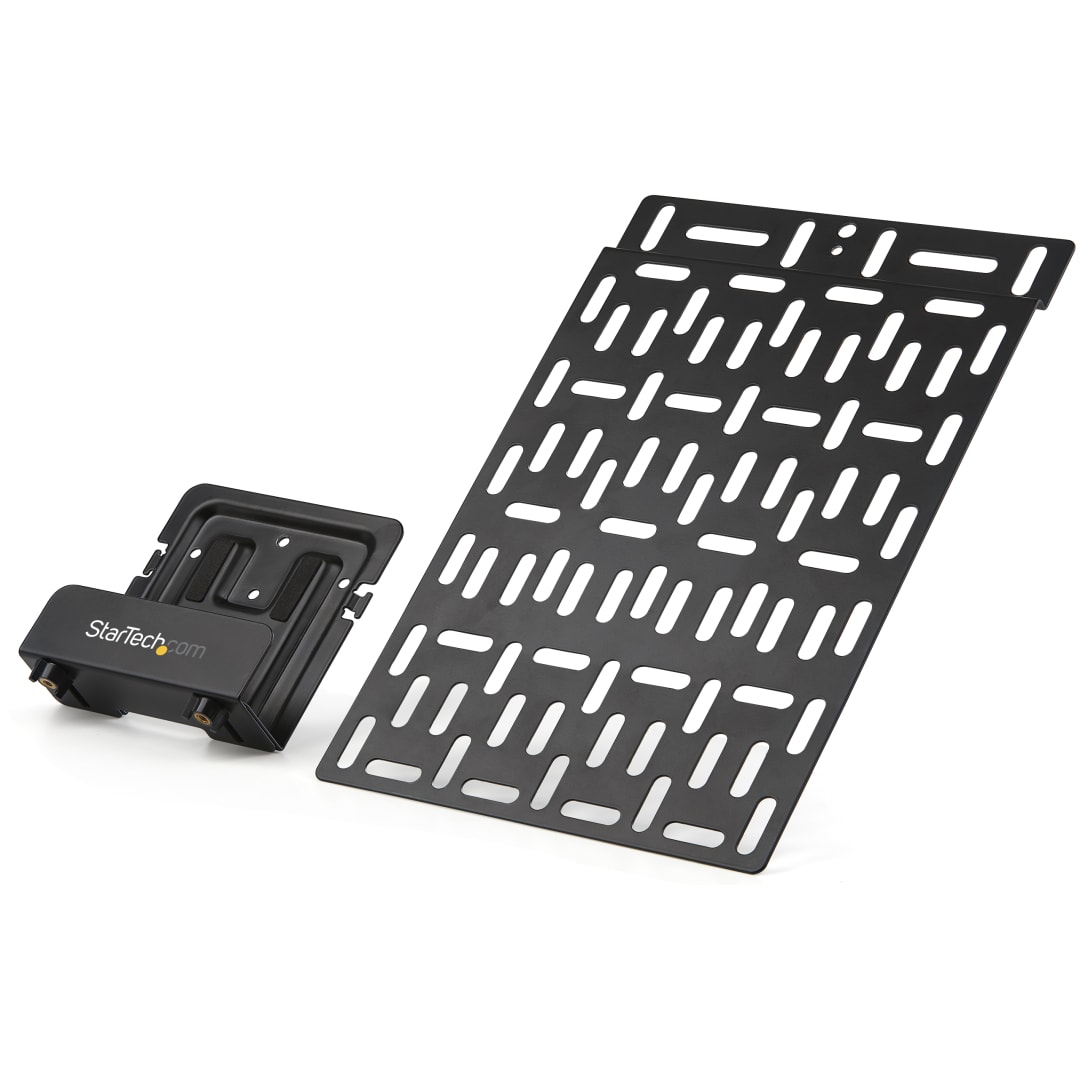 Universal TV mount caddy for media devices