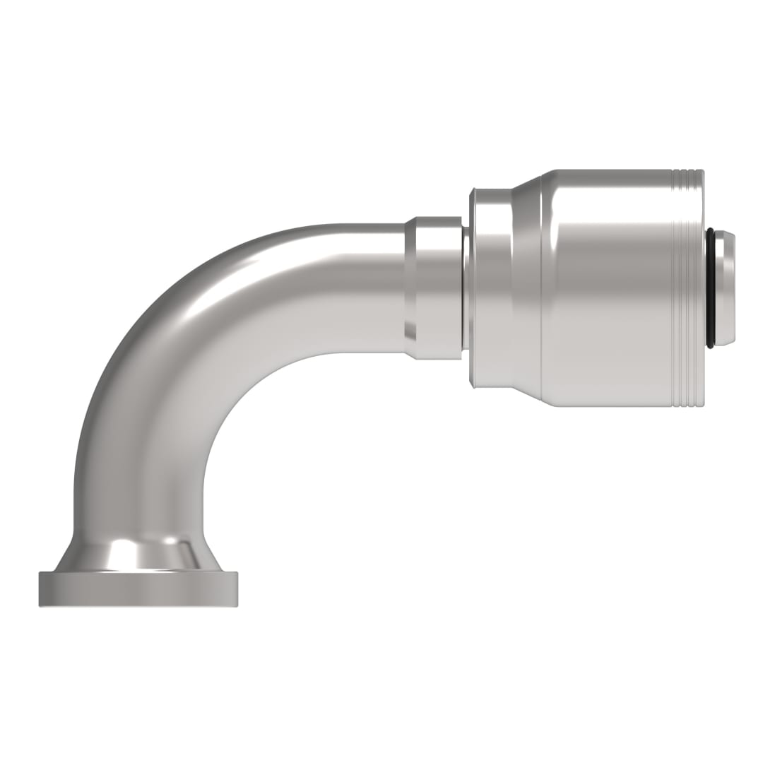 Aeroquip 1 1/2 Cd61 Flange 90 Degree X 1" Hose Fitting 4 Way