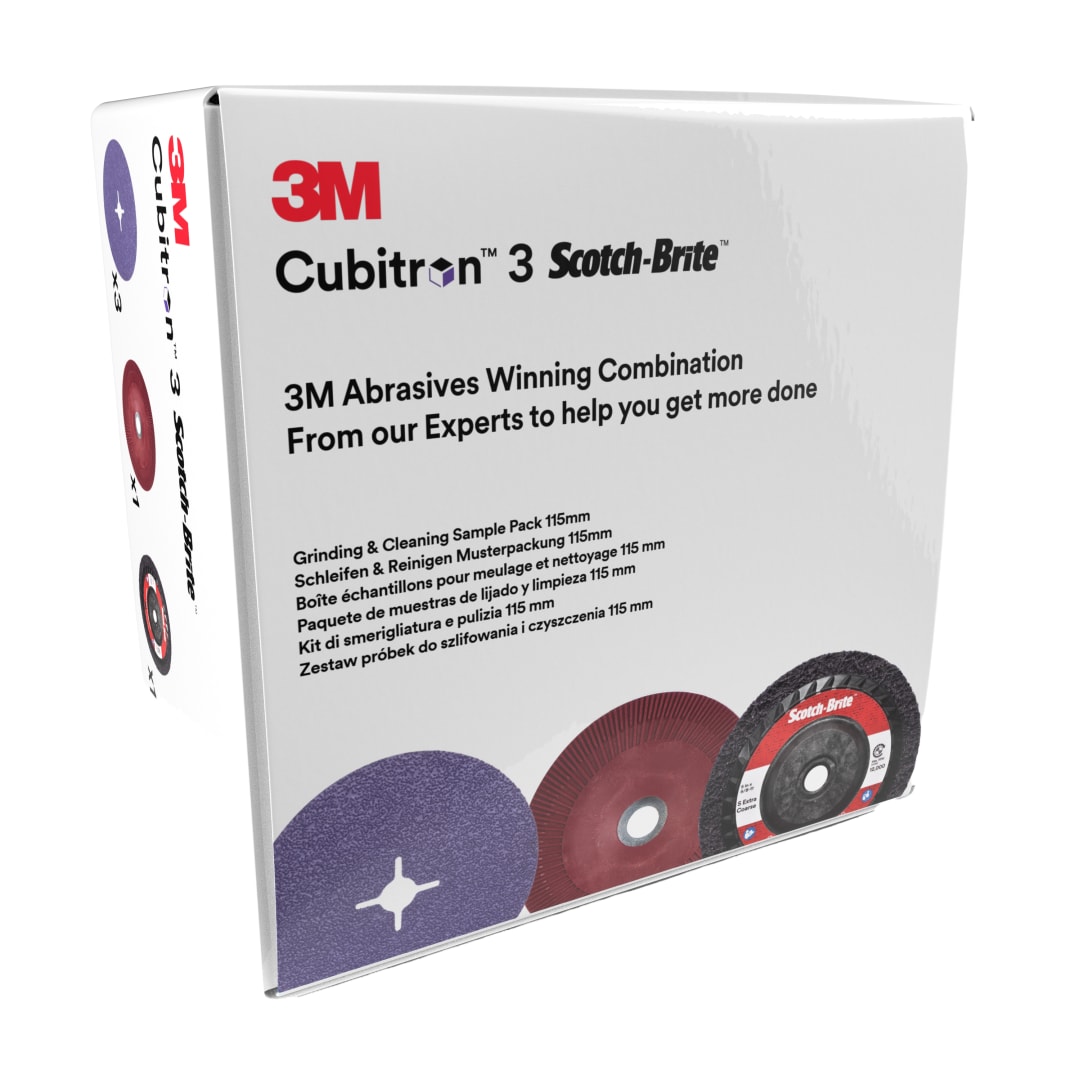 3M™ Cubitron™ 3 Fiber Disk 1182C, 115 mm, XO-RD Disc and Fibre Disc Ribbed BUP