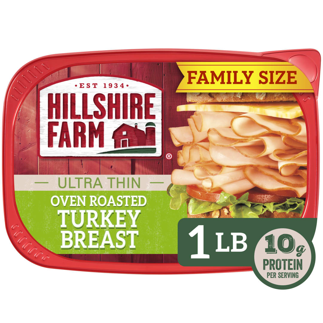Hillshire Farm Ultra Thin Sliced Oven Roasted Turkey Breast Sandwich Meat, 16 oz