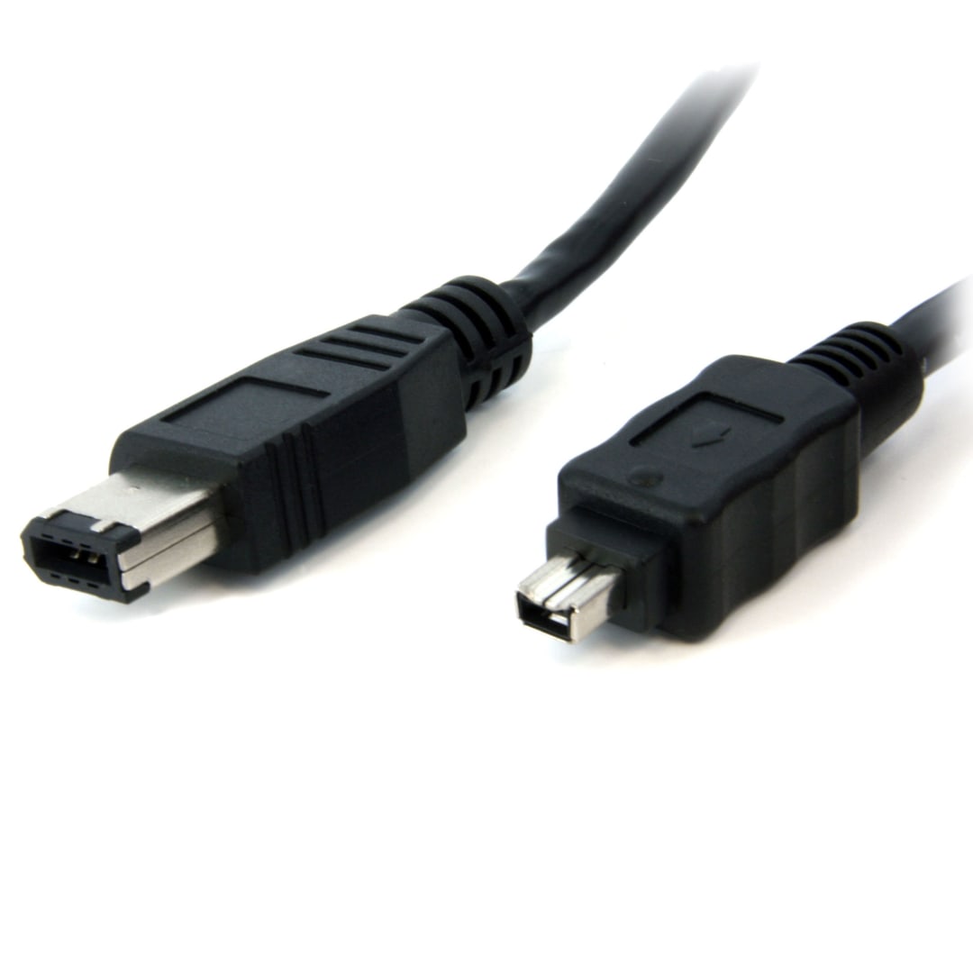 1 ft IEEE-1394 Firewire Cable 4-6 M/M