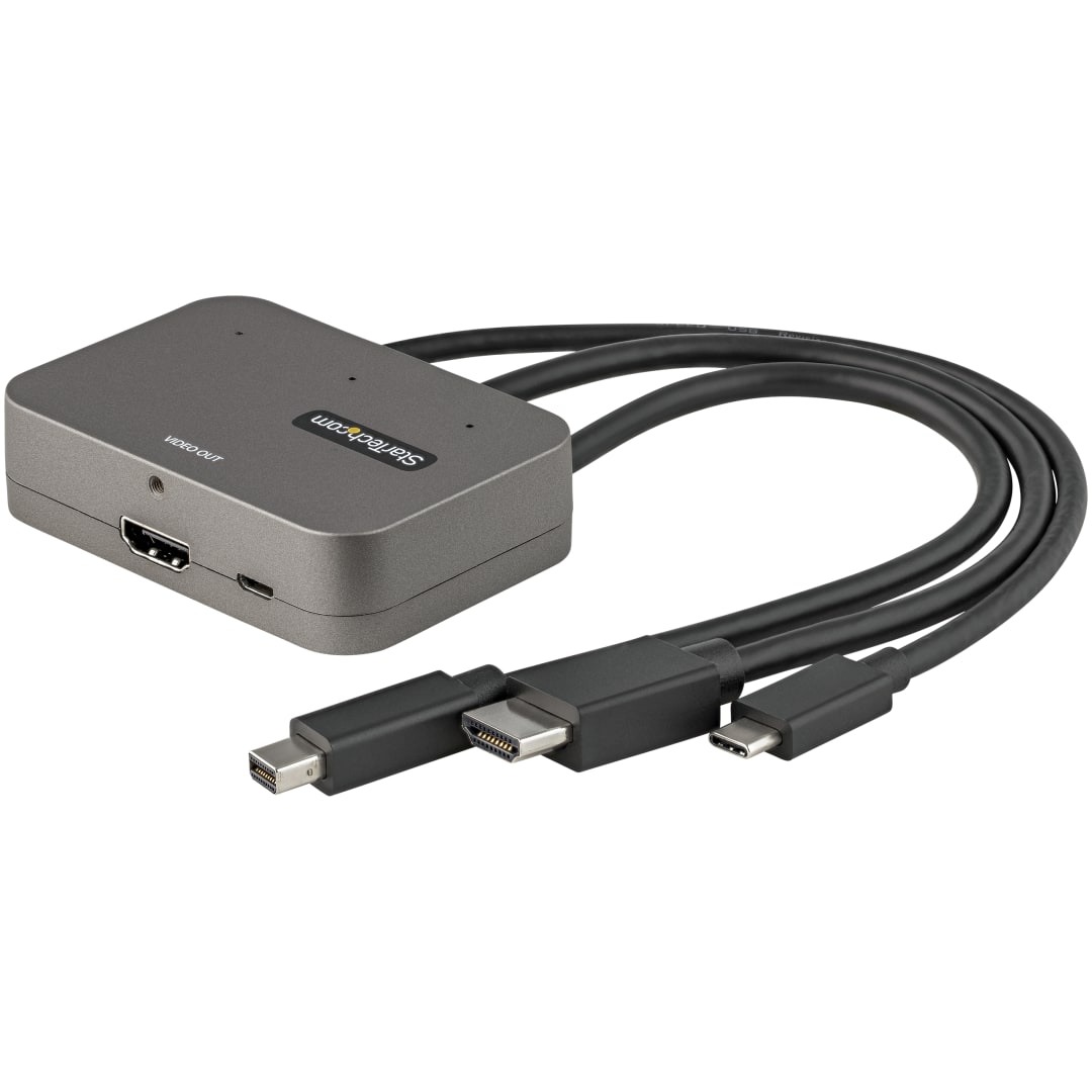 USB-C, HDMI or mDP to HDMI Adapter