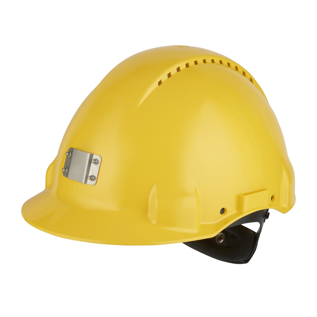 3M™ Sert Başlık, Uvicator, Mandallı, Havalandırmalı, Plastik Ter Bantlı, Lamba Tutuculu, Sarı, G3000NUV-10-GU