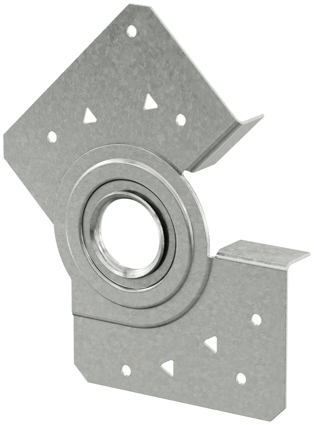 Simpson Strong-Tie MMHC23-R60 MMHC® Hinged Roof Connector for 2x3 Knee Walls (60-Qty) (Pack of 48)