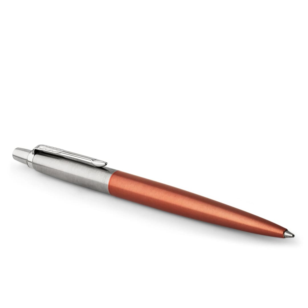 Parker Jotter Ballpoint Pen, Chelsea Orange with Medium Point Blue Ink, Gift Box (1953189)