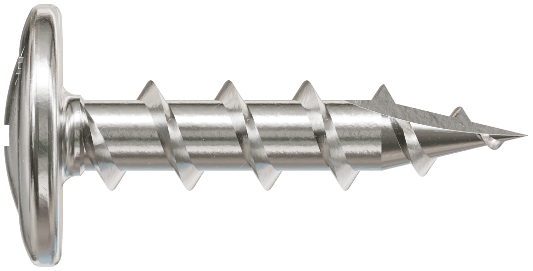 Simpson Strong-Tie S08C075KQC Wire-Lath Modified Truss-Head Screw — #8 x 3/4 in., #2 Phillips Head, Type 305 (100-Qty)