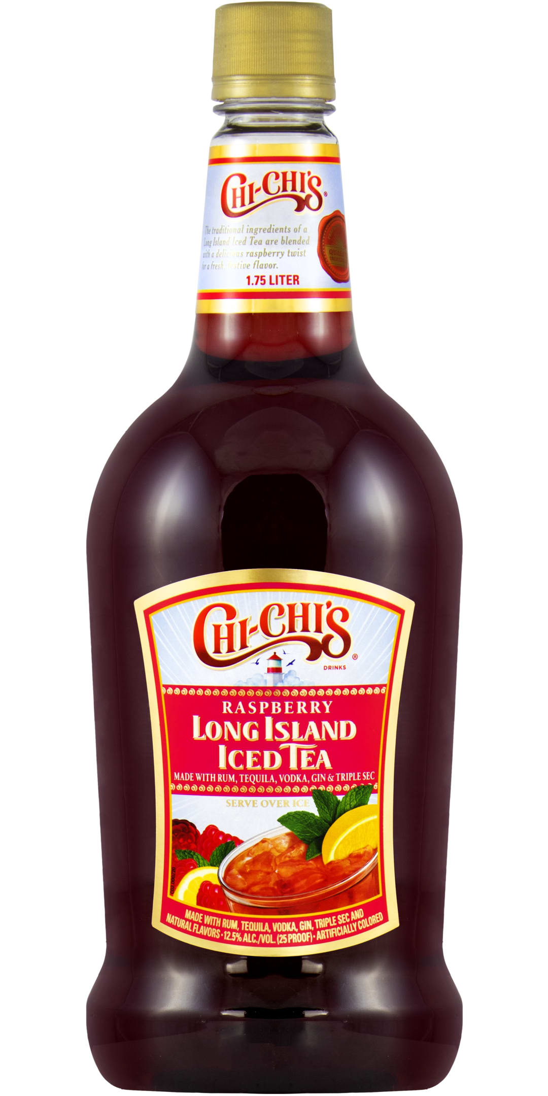 Chi-Chi's Raspberry Long Island Iced Tea 1.75l 25 Proof
