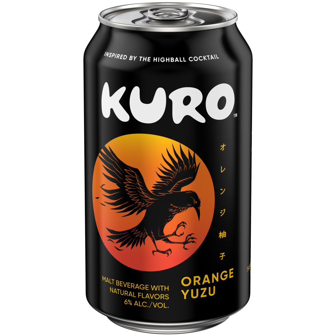Kuro Orange Yuzu Malt Beverage with Natural Flavors 12 fl oz