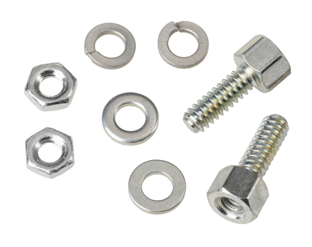 3M™ 3341-1S, Jack Socket Schraubensatz, D Sub u. D Ribbon Verb., 2 Jack Sockets, 8 Unterlegsch., 2 Federringe, 2 Muttern