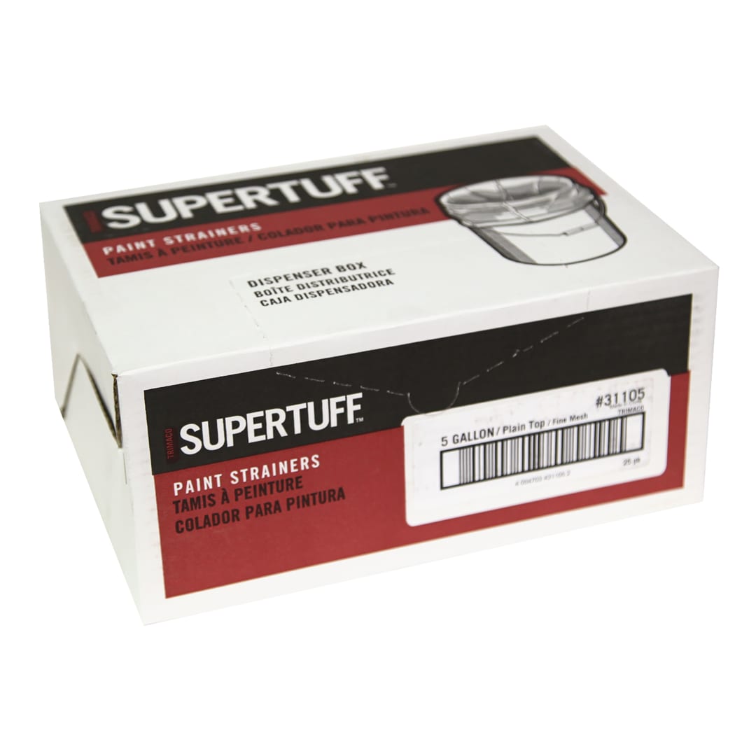 SuperTuff® Bag Strainer, Fine Mesh, Regular Top, 5 gal, 25pk