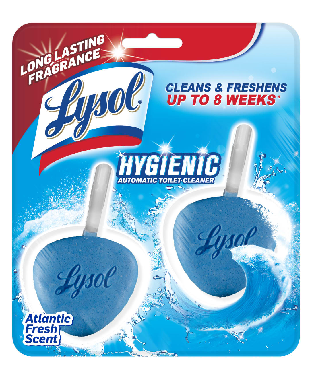 LYSOL® Automatic Toilet Bowl Cleaner - Hygienic Atlantic Fresh 4/2 ct.