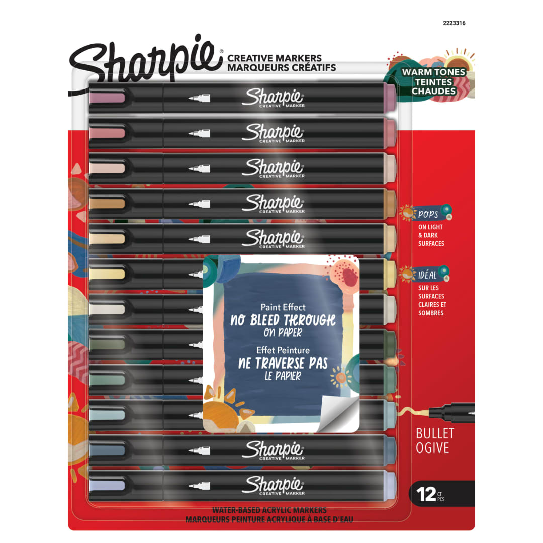 SHRP ACRYLIC CREATMKR BULL WT BL12 PE