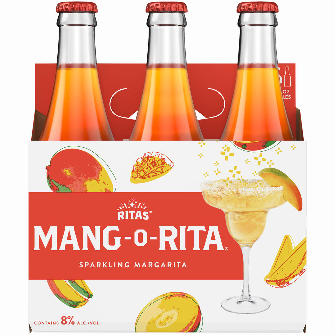 Ritas™ Mang-O-Rita® Sparkling Margarita, 6 Pack 12 fl. oz. Bottles