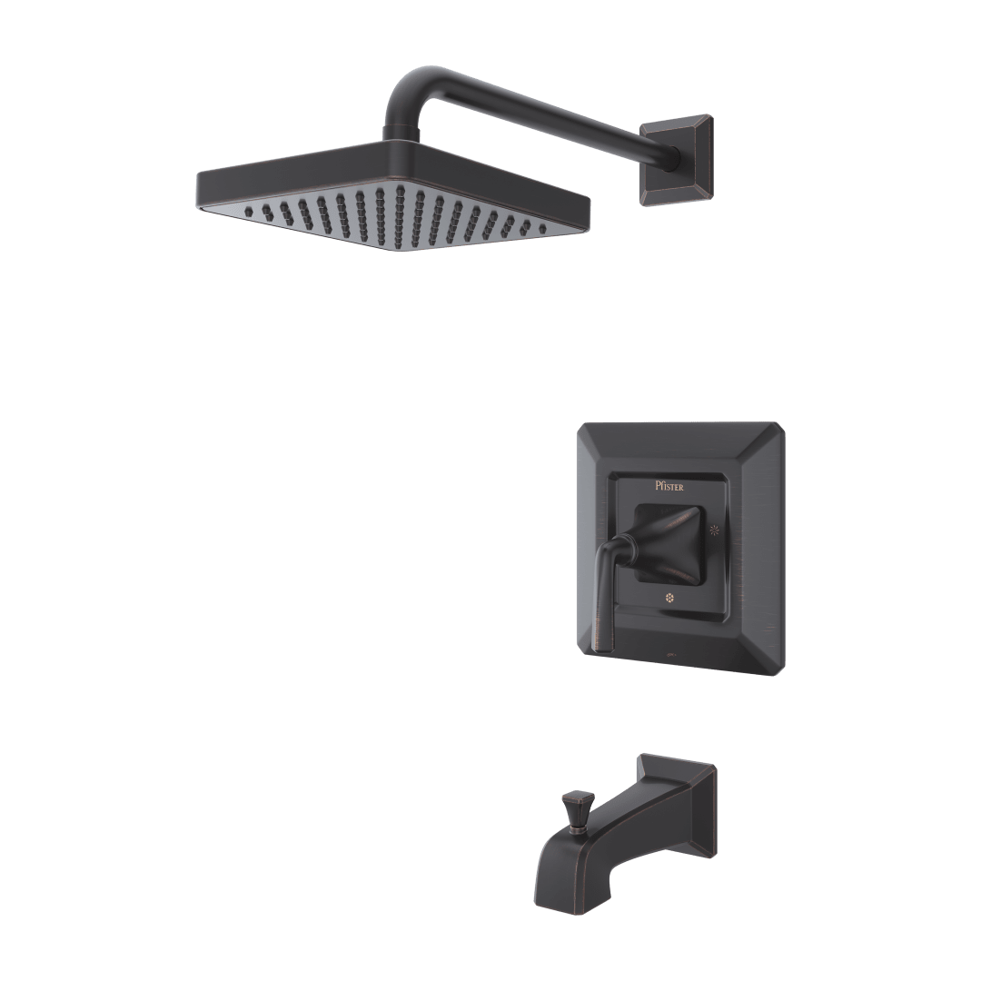Park Avenue 1-Handle Tub & Shower Trim in Tuscan Bronze