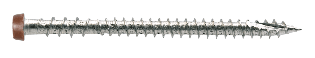 Simpson Strong-Tie DCU234S316TN01 Deck-Drive™ DCU COMPOSITE Screw (Collated) — #10 x 2-3/4 in. Type 316, Tan 01 (1000-Qty)