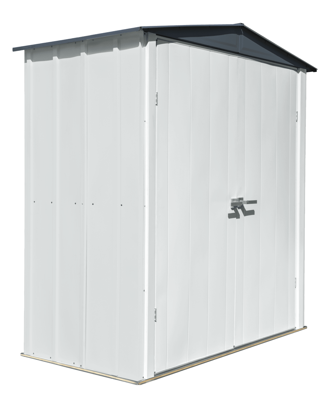 Spacemaker Patio Shed, 6X3, Flute Grey And Anthracite