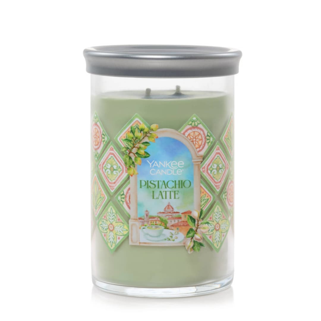 Yankee Candle Pistachio Latte, 20 oz Large Tumbler Candle