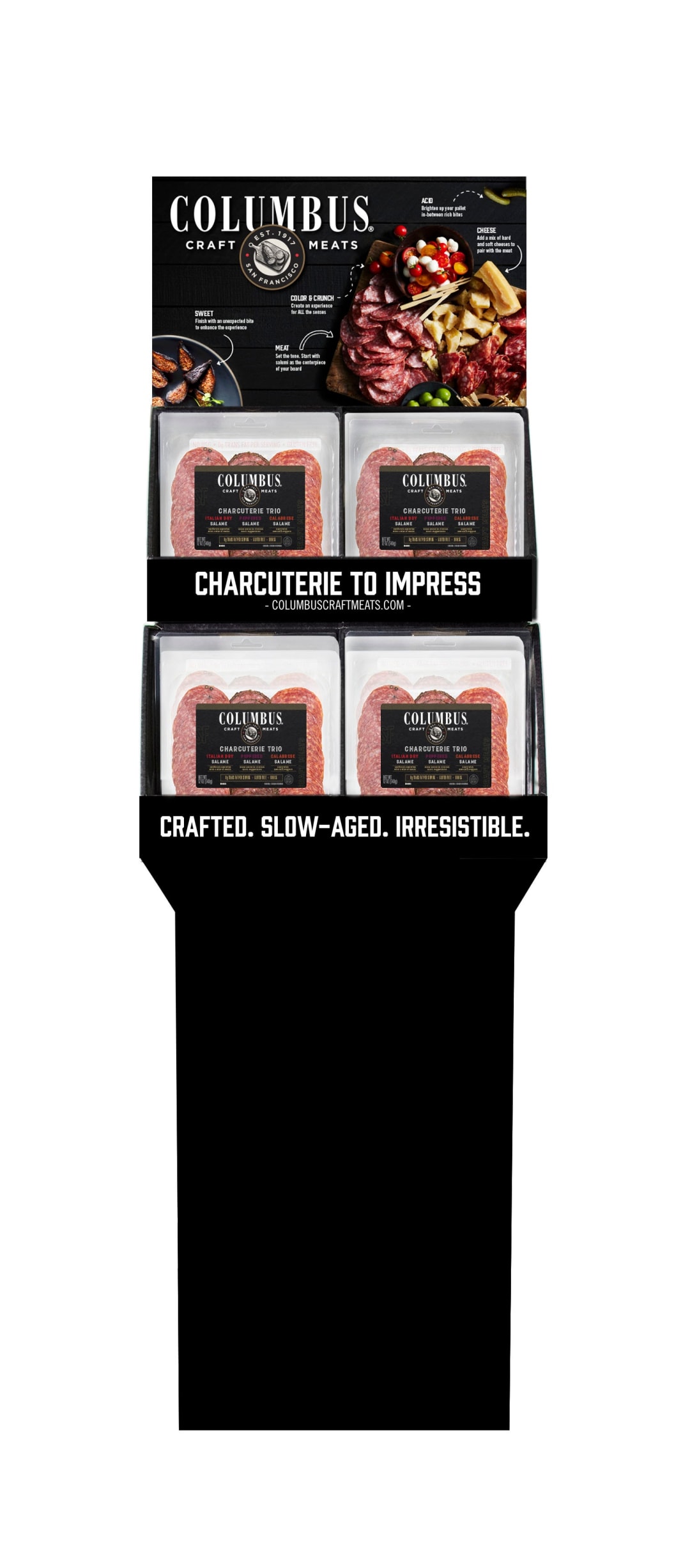 COLUMBUS Charcuterie Trio Shipper