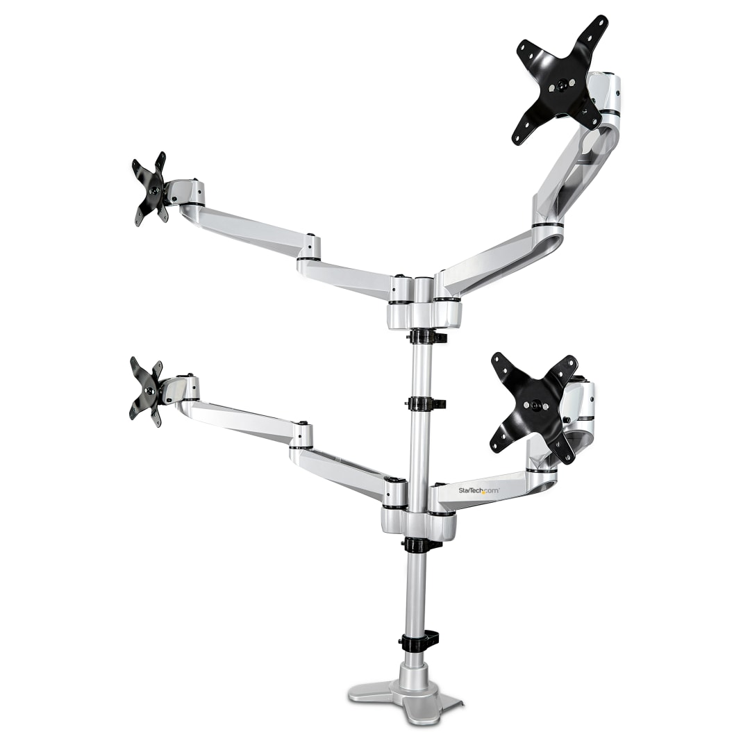 Quad Monitor Mount - Full Motion - Premium