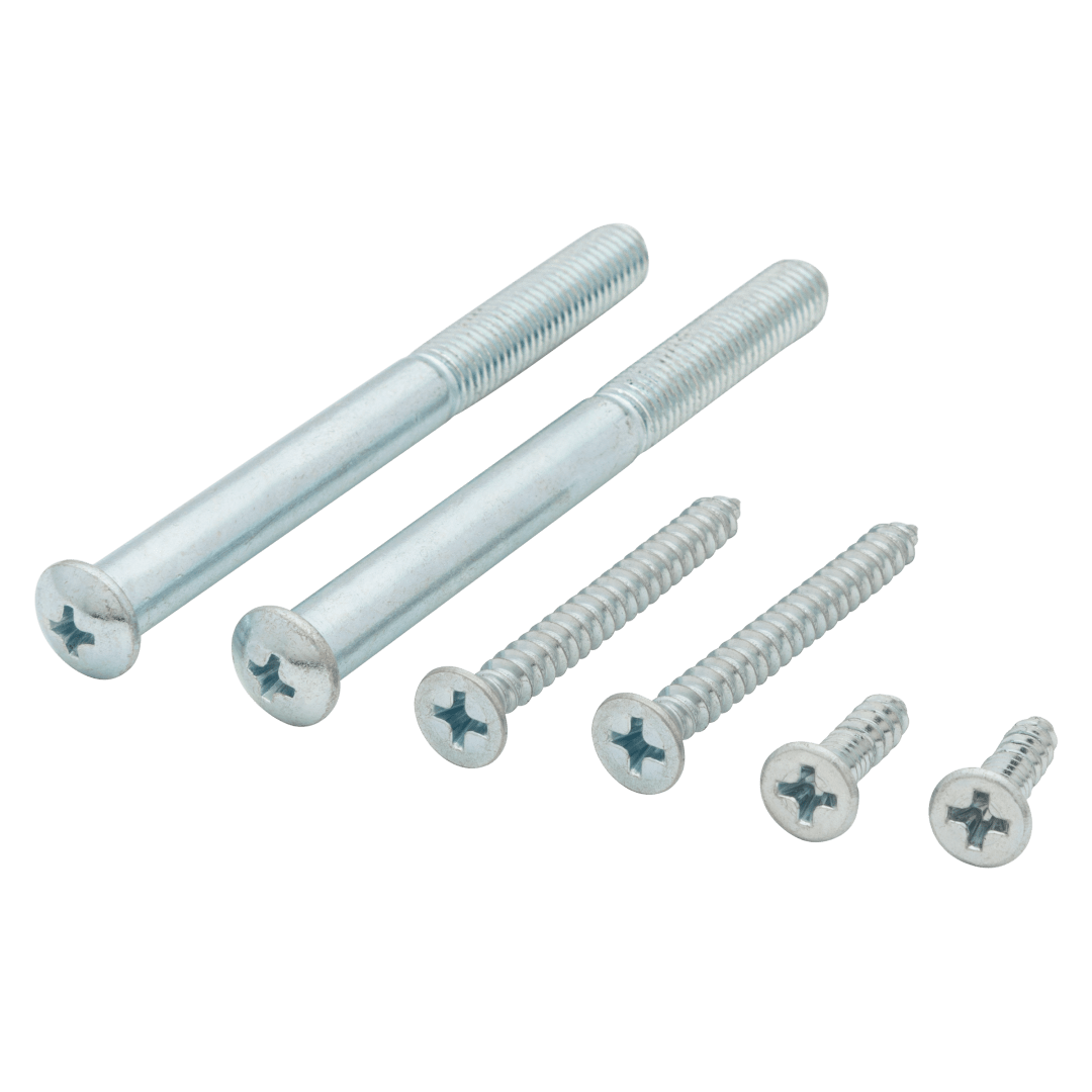 Deadbolt Screw Pack for Polished Chrome or Satin Chrome Finish