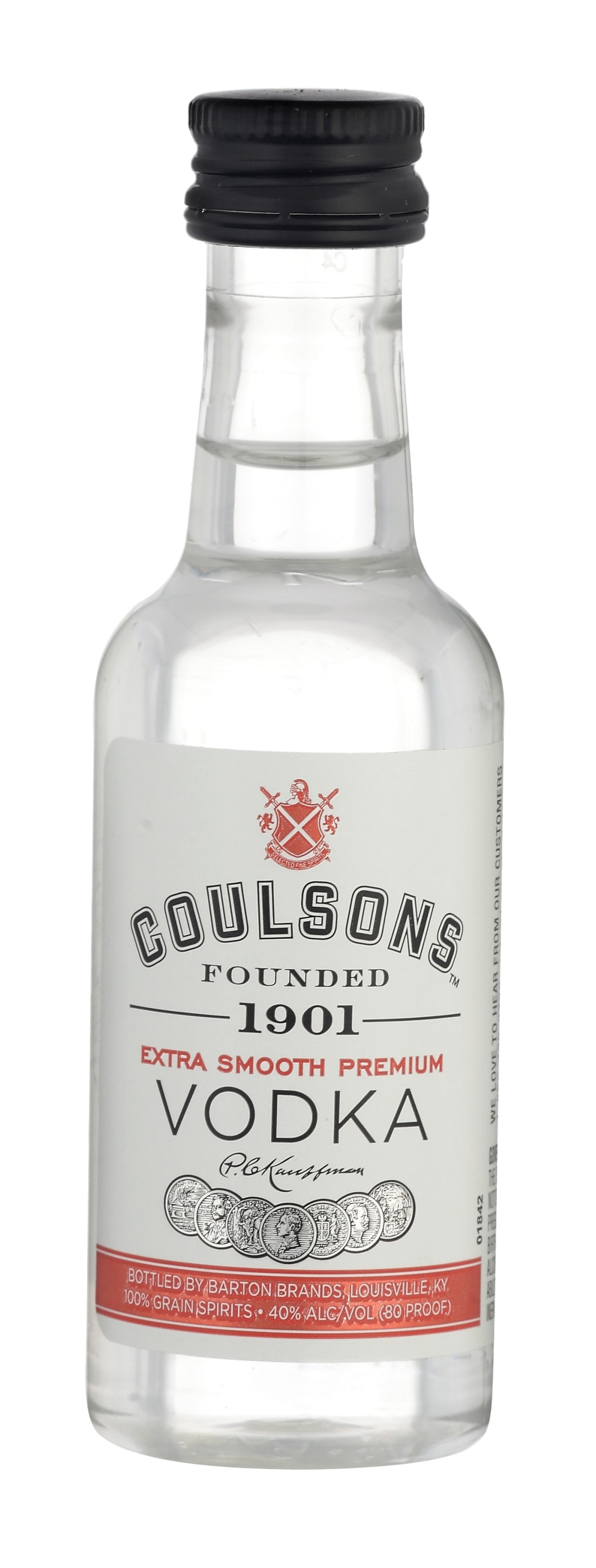 Coulsons Extra Smooth Premium Vodka 50ml 80 Proof