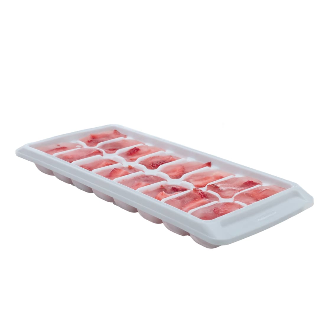 Rubbermaid Easy Release Special-Edition Americana White Ice Tray, Dishwasher-Safe, BPA-Free Ice Cube Tray
