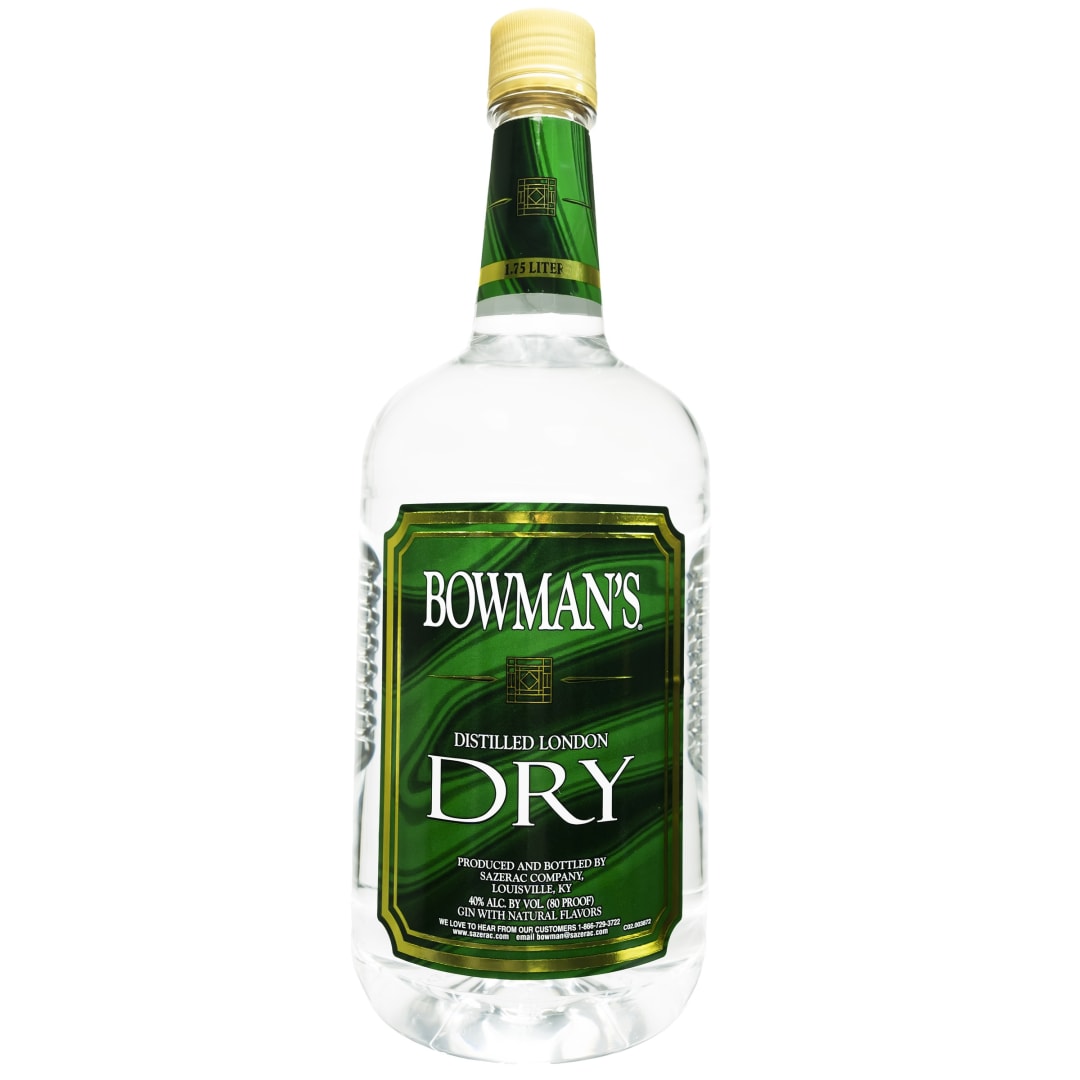 Bowman's London Dry Gin 1.75l Plastic Bottle 80 Proof