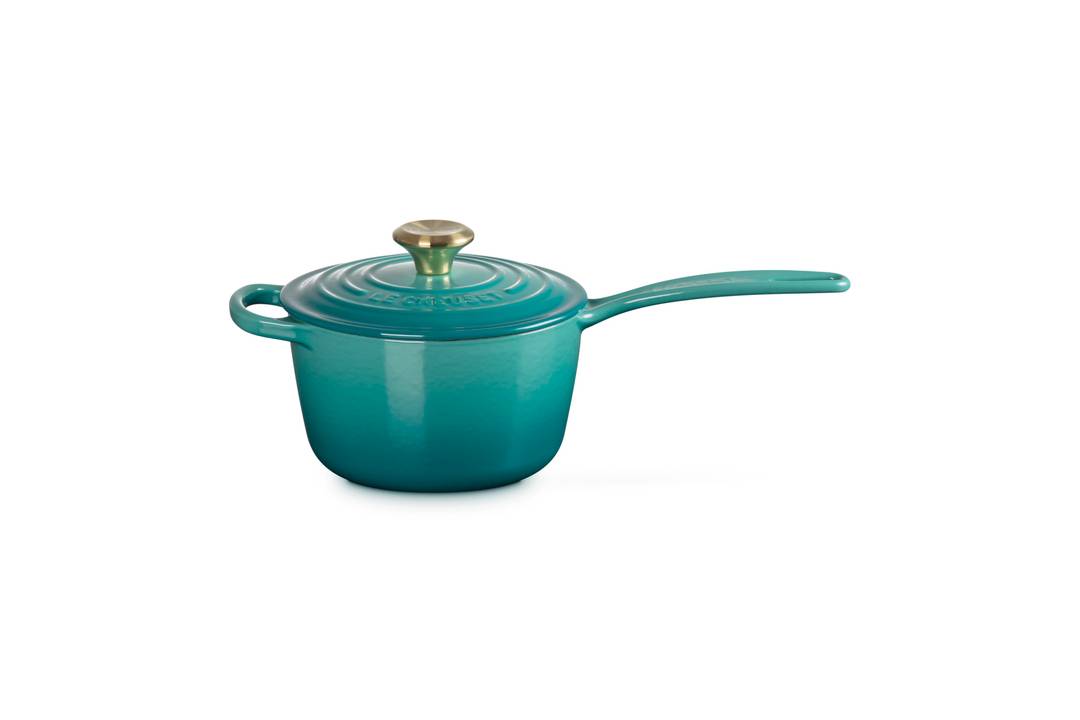 Signature Round Saucepan, 1.75 qt. - Bleu Riviera