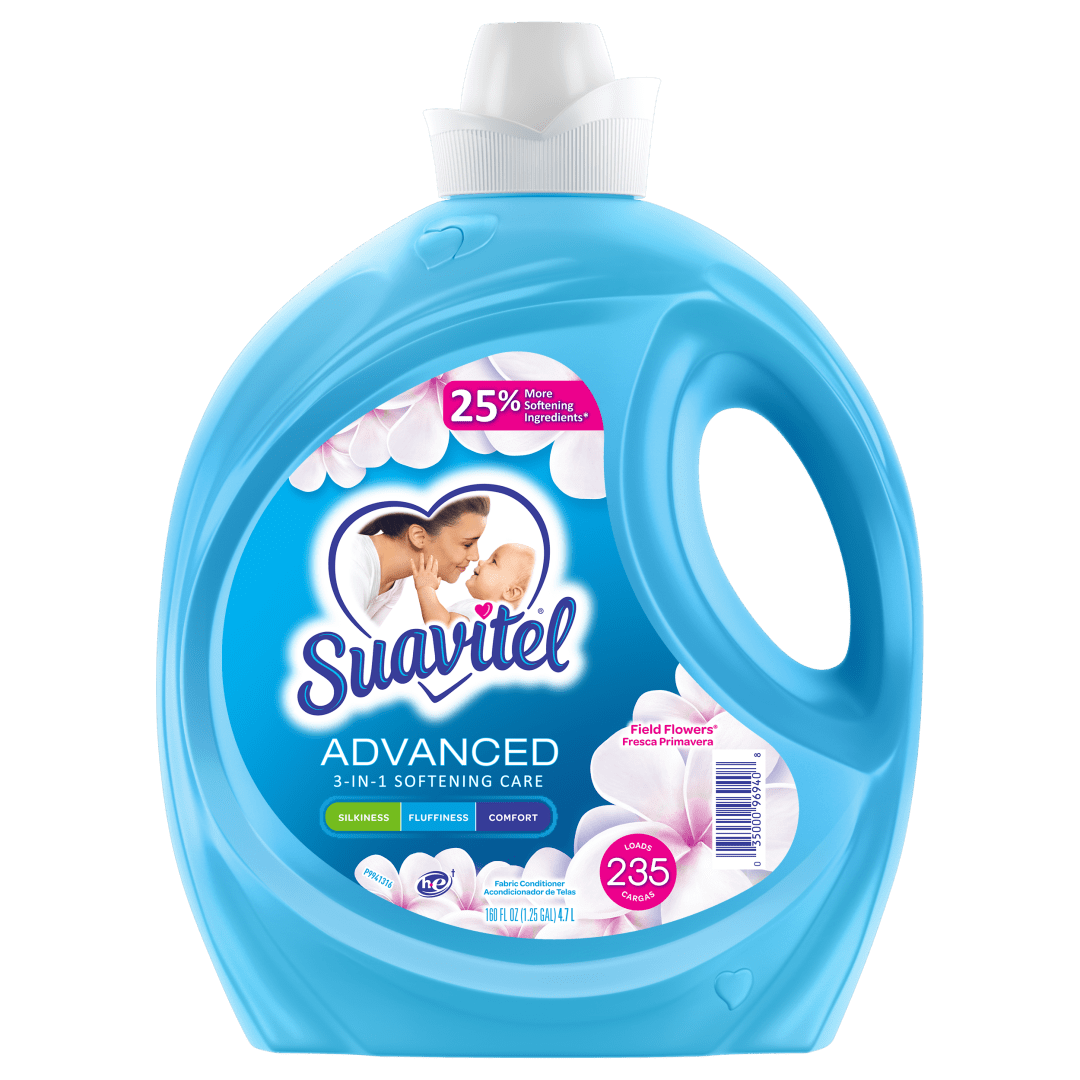 Suavitel Advanced Fabric Softener, Field Flowers - 160 fluid ounce
