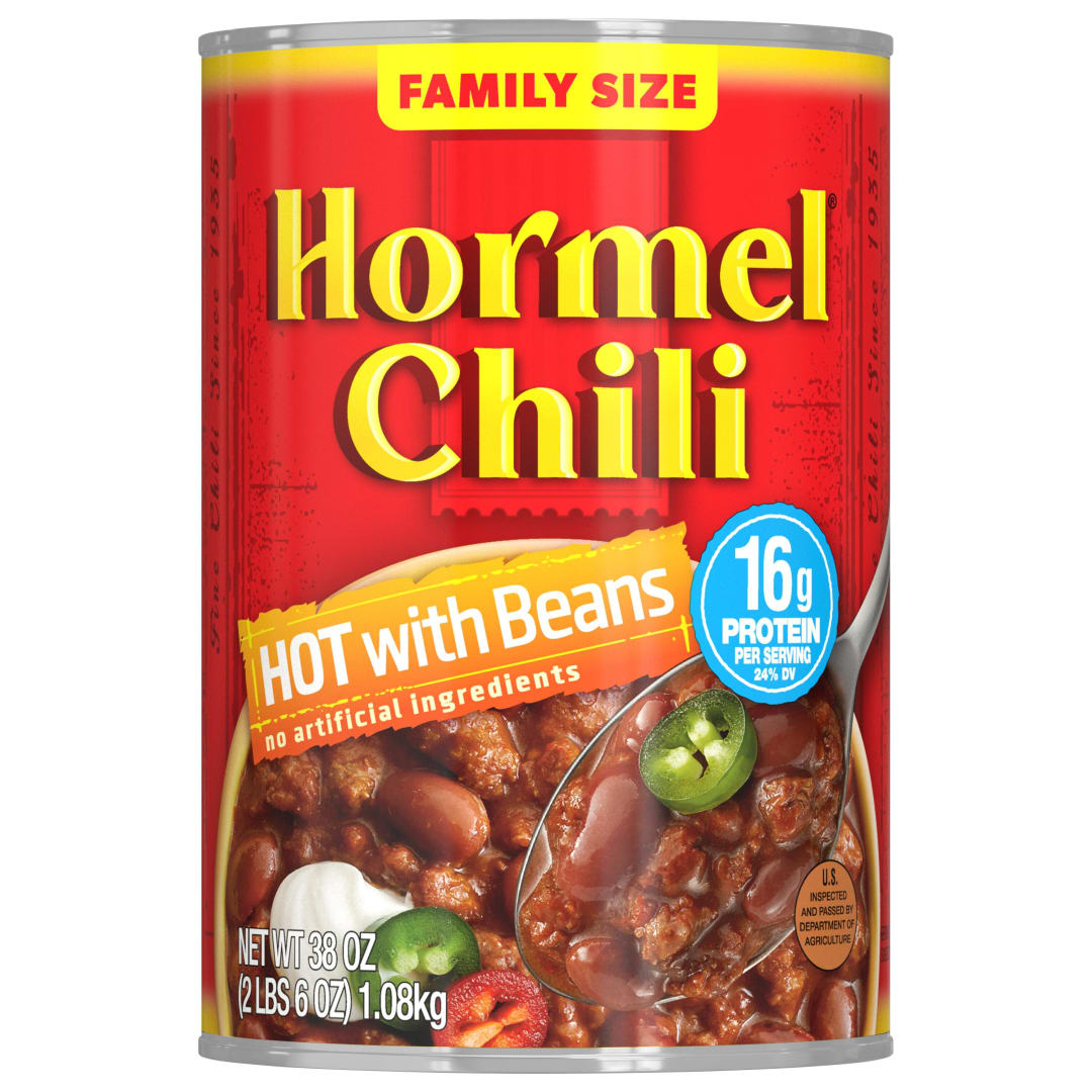 38OZ HORMEL HOT CHILI WITH BEANS