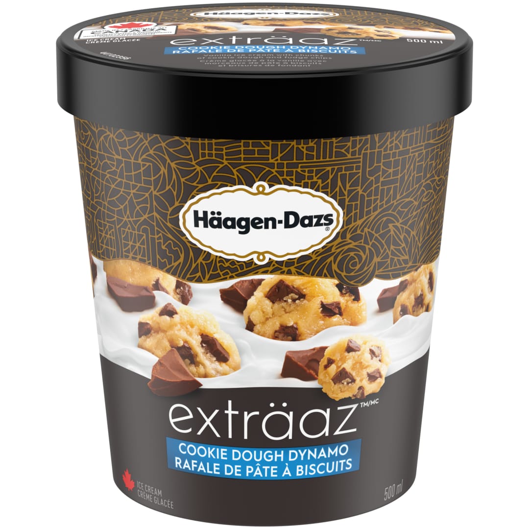 HAAGEN-DAZS Ckie Dough Dynamo 8x500ml CA