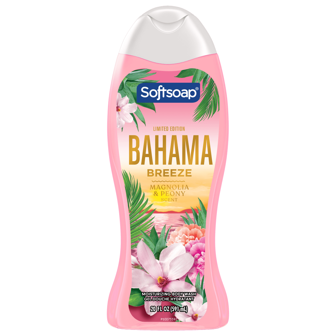 Softsoap Peppermint Dazzle Limited Edition Moisturizing Body Wash, Peppermint Scent, 20 oz Bottle