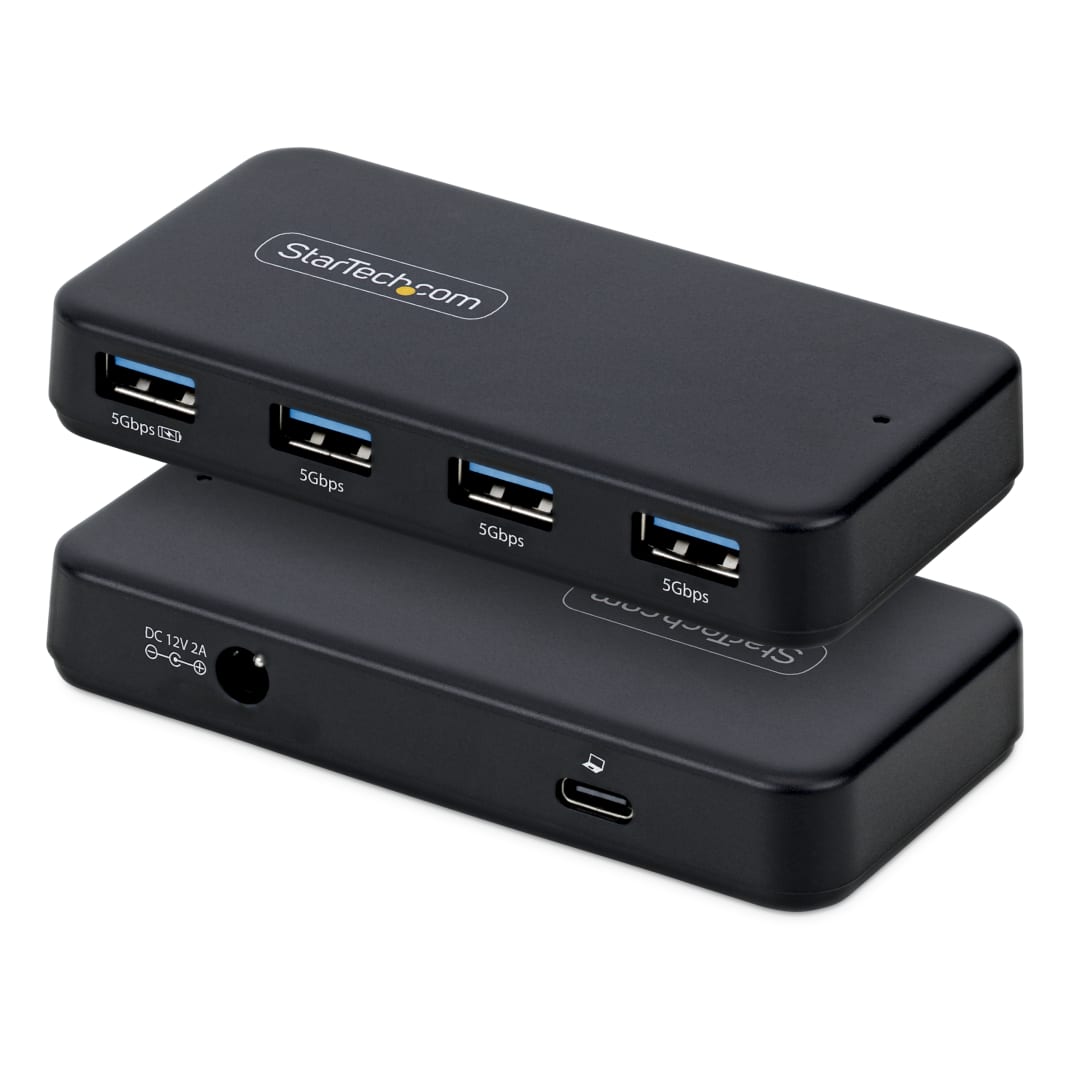 4-Port USB-C &amp; USB-A 5Gbps Hub - 4x USB-A - Self-Powered