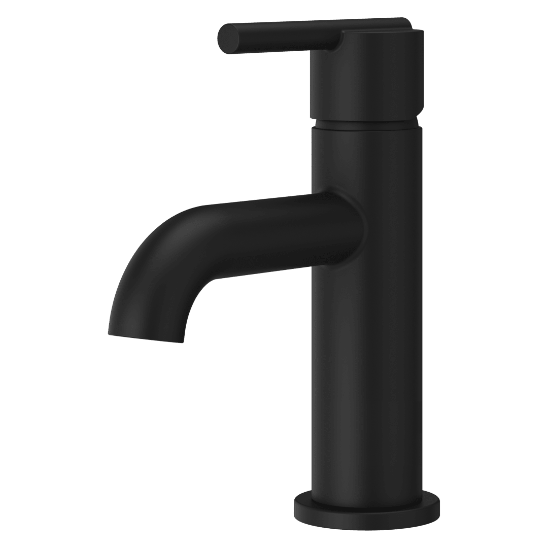 Brislin Single Control 4" Centerset Bathroom Faucet in Matte Black