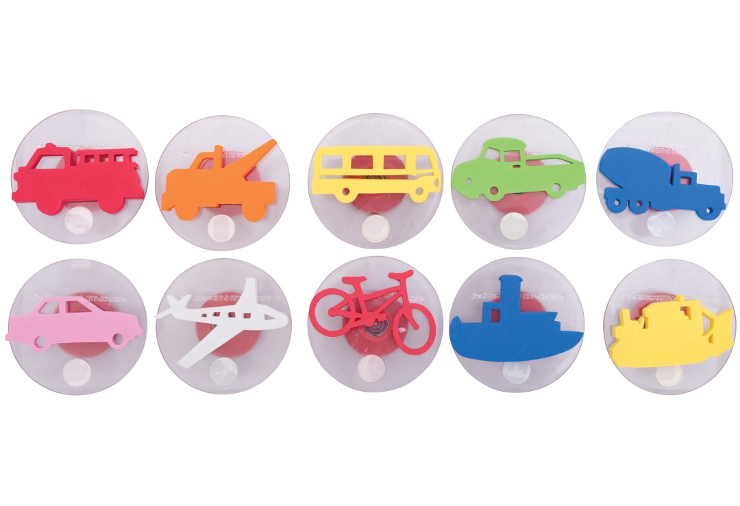Giant Stampers - Transportation Vehicles - Set of 10