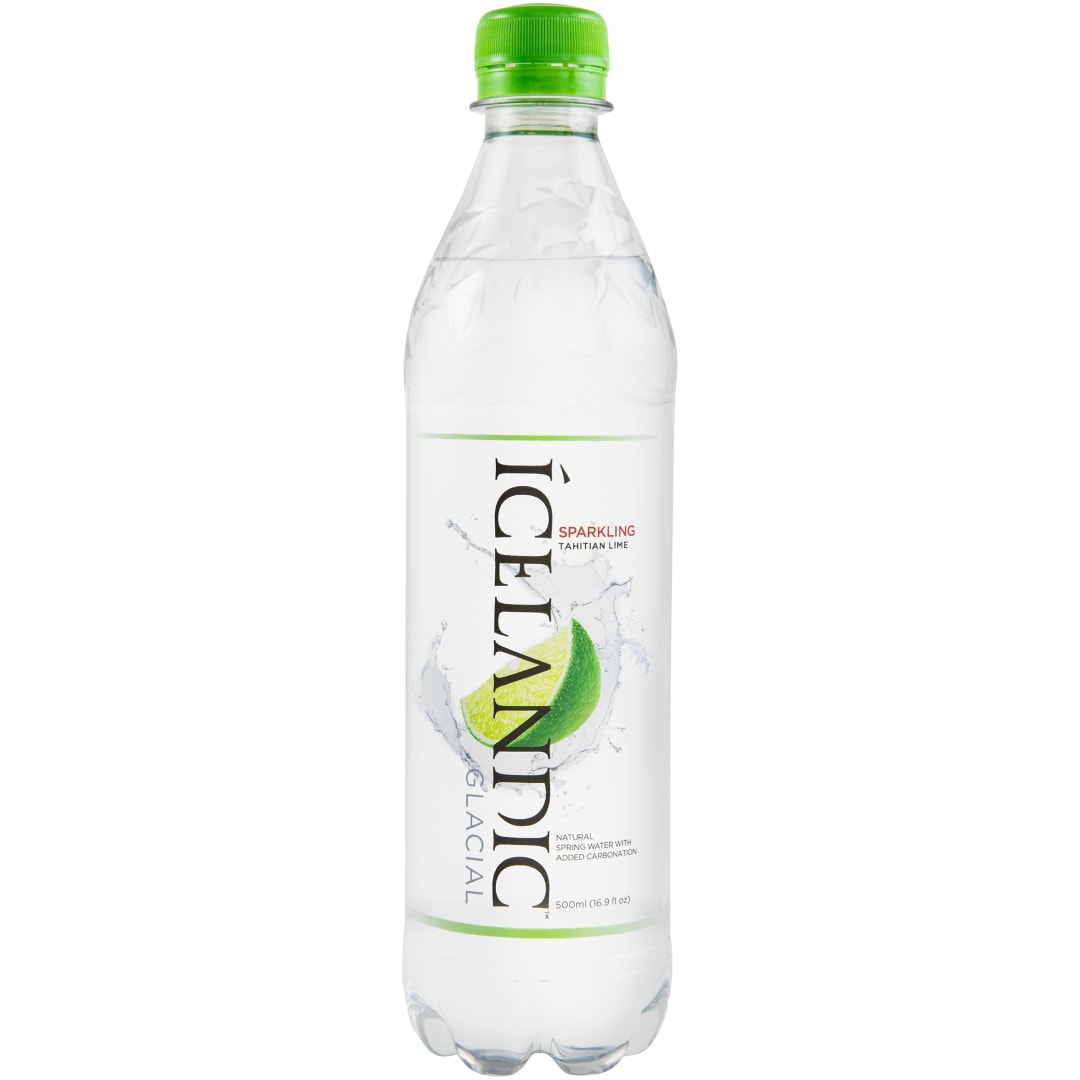 Ícelandic™ Glacial Sparkling Tahitian Lime Sparkling Spring Water, 16.9 fl. oz. Bottle