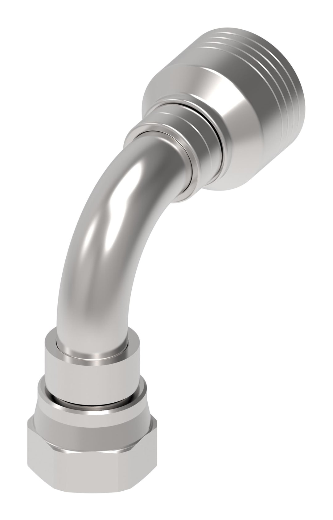 Aeroquip 1/2" Female JIC 90 Degree x 3/8" 4 Wire Hydraulic Hose Fitting