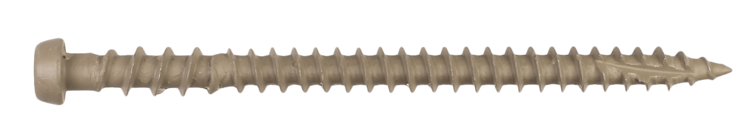 Simpson Strong-Tie DCU234TNR70 Deck-Drive™ DCU COMPOSITE Screw — #10 x 2-3/4 in. T20, Quik Guard®, Tan (70-Qty)