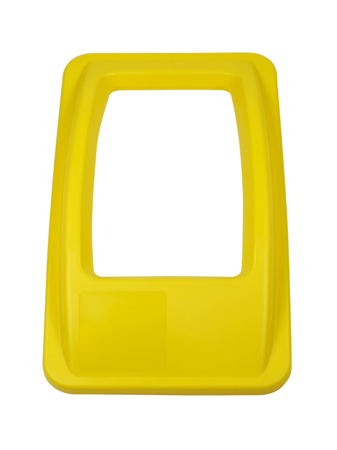 WASTE WATCHER - Single - Lid - Full - Yellow