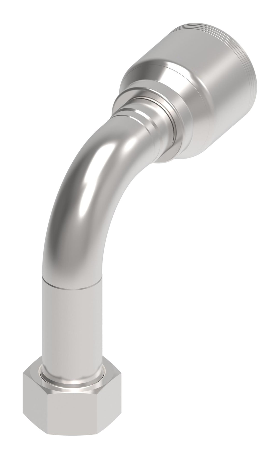 Aeroquip 1 1/4 Female ORS 90 Degree Long X 1 1/4 Hose Fitting 4-Way