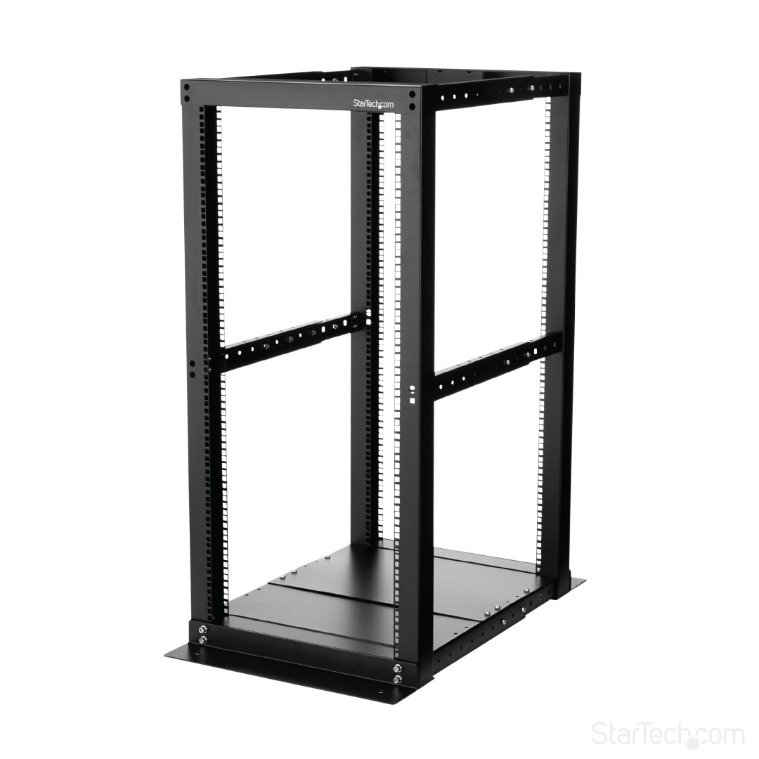 25U Half Height 4-post Server Rack
