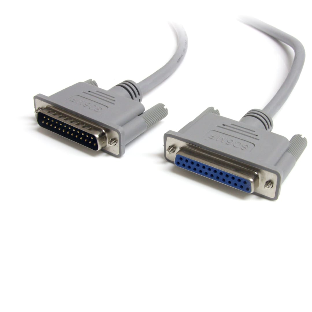 6 FT SERIAL CABLE (DB25M/F)
