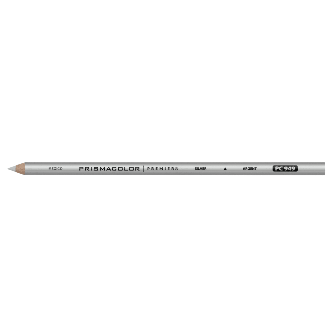 Prismacolor® Pencils, Metallic Silver, 12/Pk (3375)