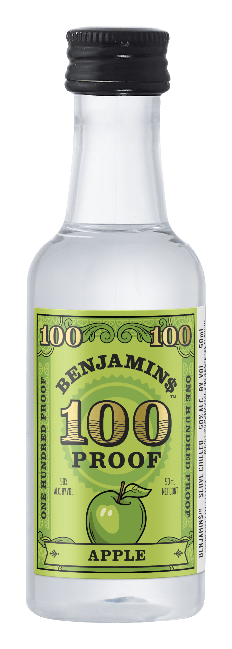 Benjamins 100 Proof Apple 50ml