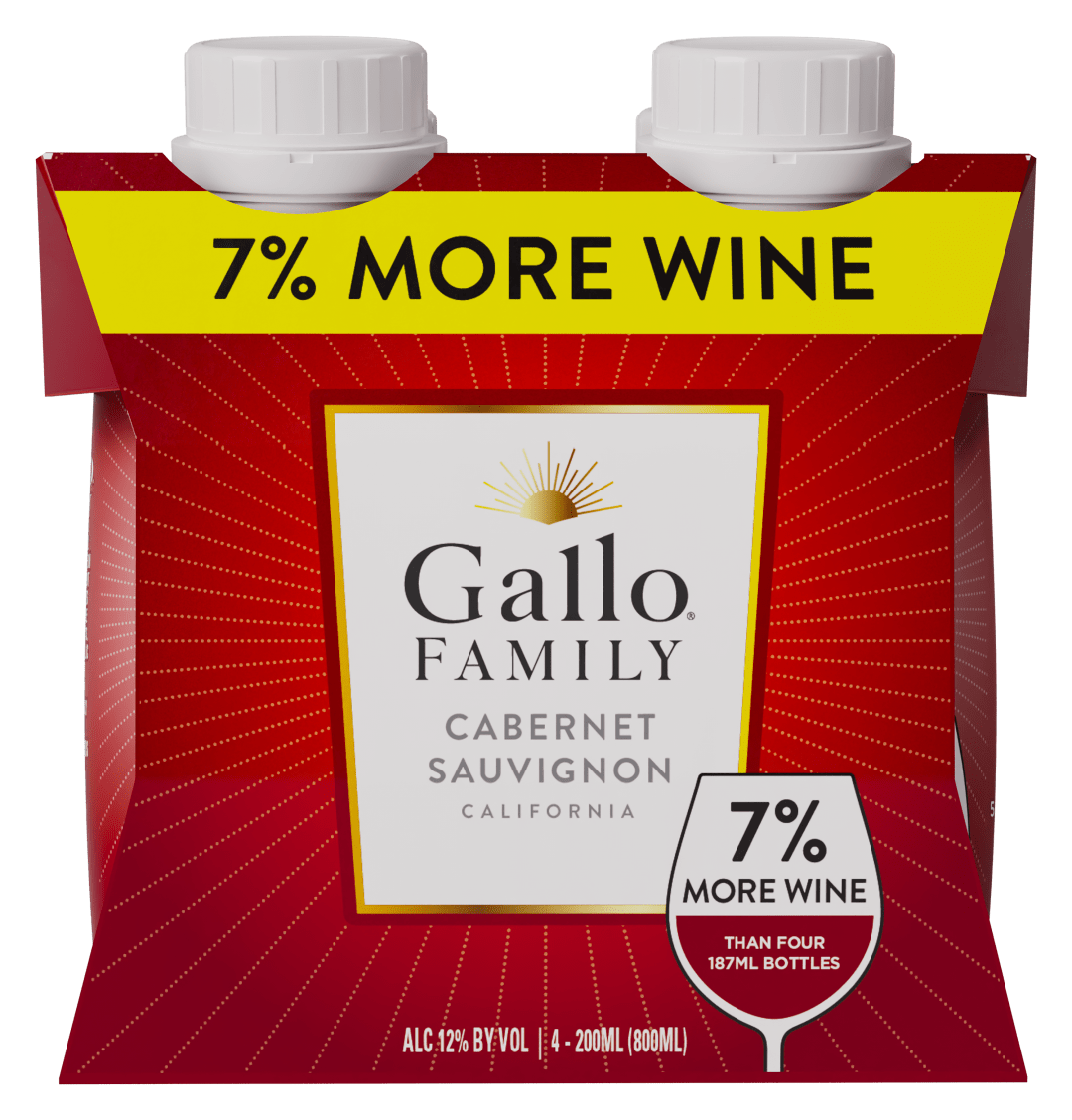 Gallo Family Vineyards Cabernet Sauvignon Red Wine Single Serve 187ml Bottle